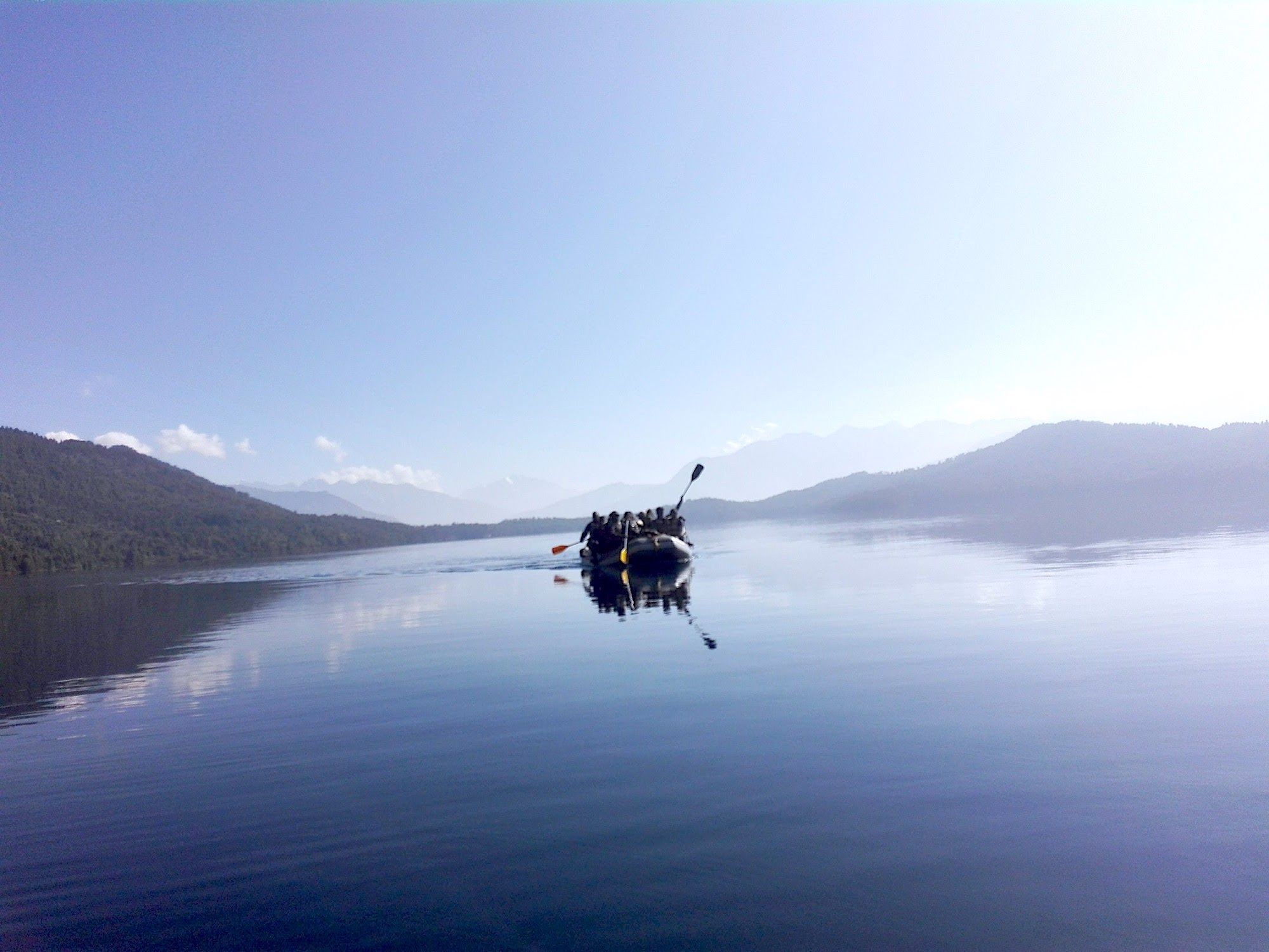 Boating at Rara Lake