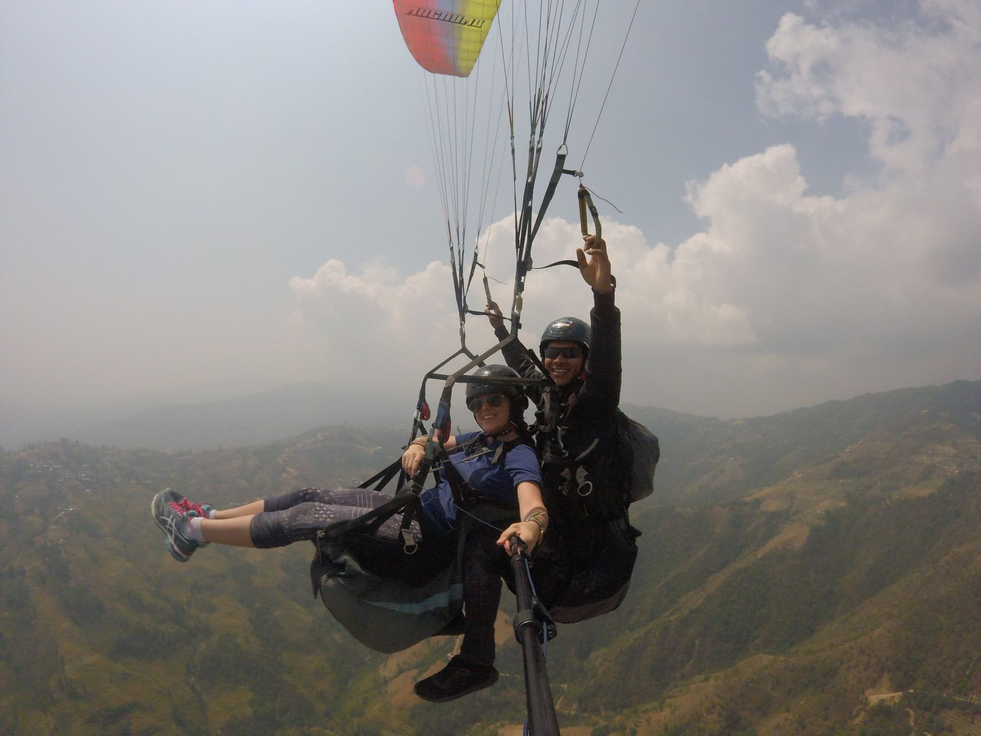 Paragliding over Kathmandu Attracts Tourists