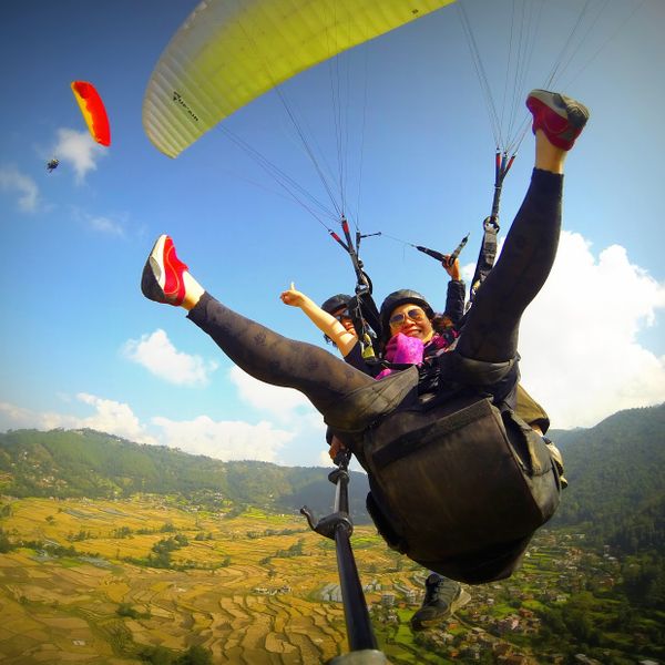 Paragliding in NEPAL