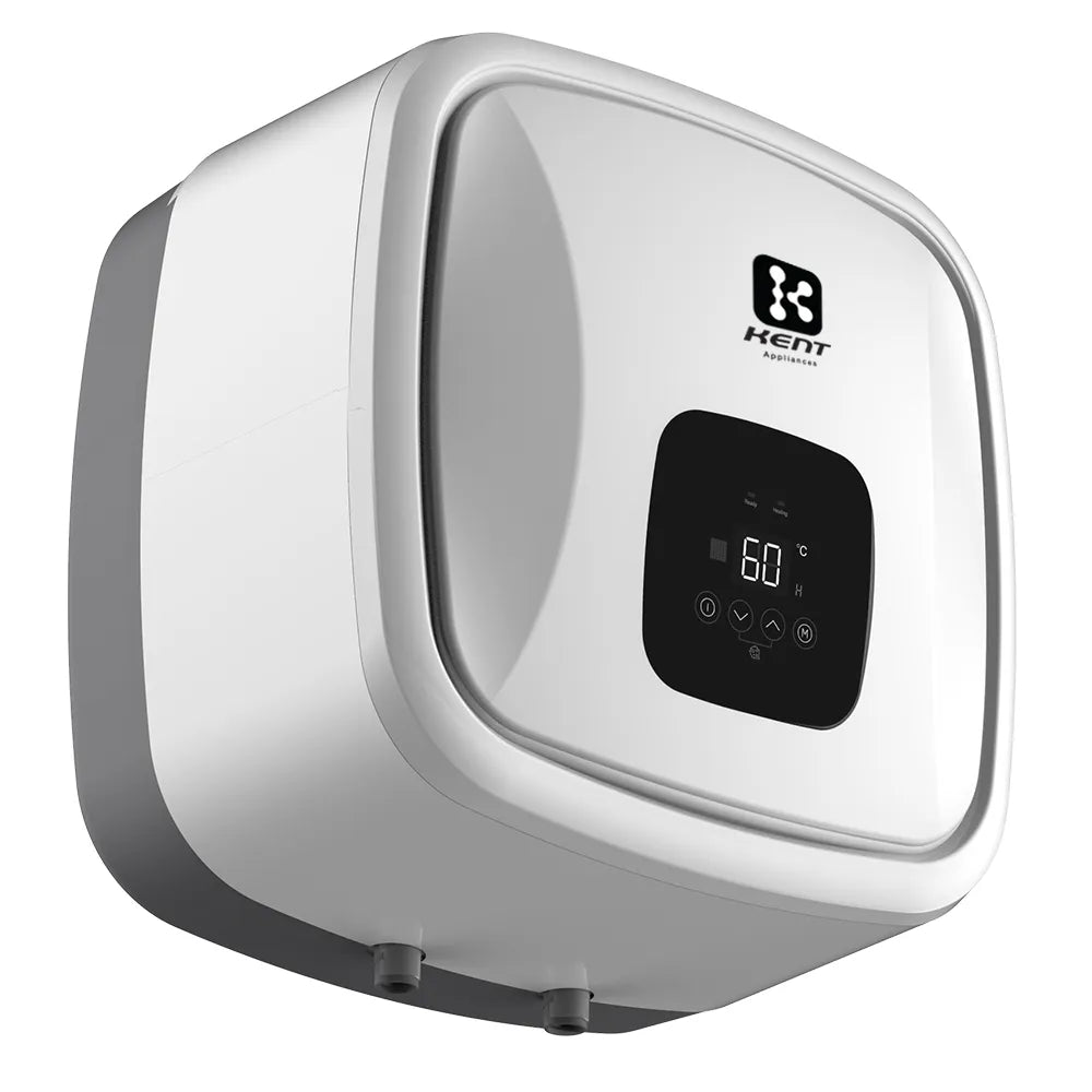 Kent Austral Prime 15L Electric Water Heater | Whirlflow & Anti-Bacterial Technology | LED Display & Remote Control