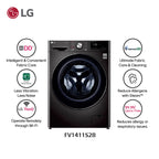 LG 11 Kg Front Load Washing Machine FV1411S2B
