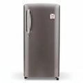 Front view of LG 190L Single Door Refrigerator GL-B201ALLB with premium silver finish