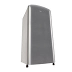Side view of LG 190L Single Door Refrigerator GL-B201ALLB with premium blue pattern finish