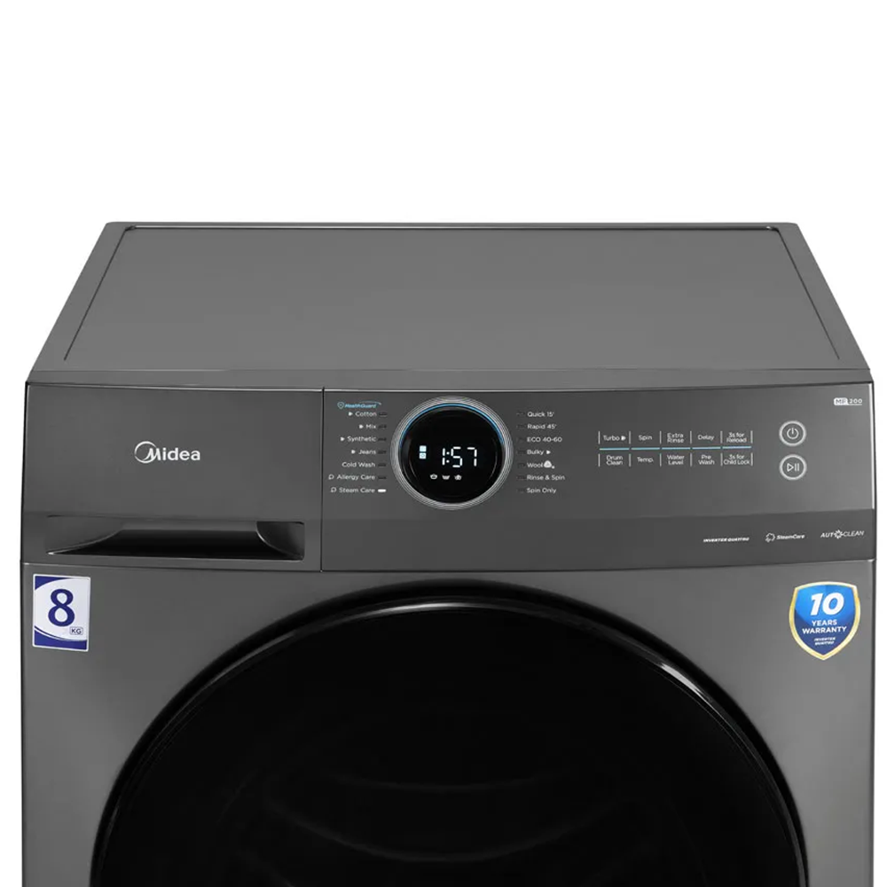 Midea 8 Kg Front Load Washing Machine MF200W80WB/T-NP