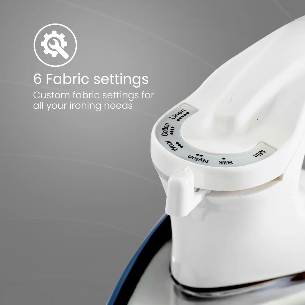 Crompton Rhino 1000W Dry Iron Heavyweight Non-Stick with Auto Shut-Off