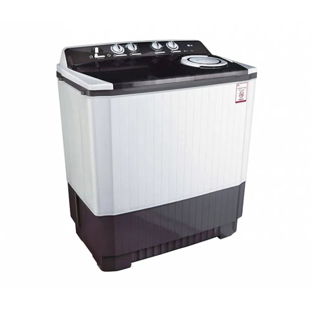 LG 9 Kg Semi Automatic Washing Machine TT101R3S Front View in Dark Grey