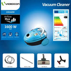 Videocon VD1620i 1600W Vacuum Cleaner with Airflow Max Technology