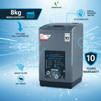 Videocon VD-8.0 PRO+ 8KG Fully Automatic Top Load Washing Machine