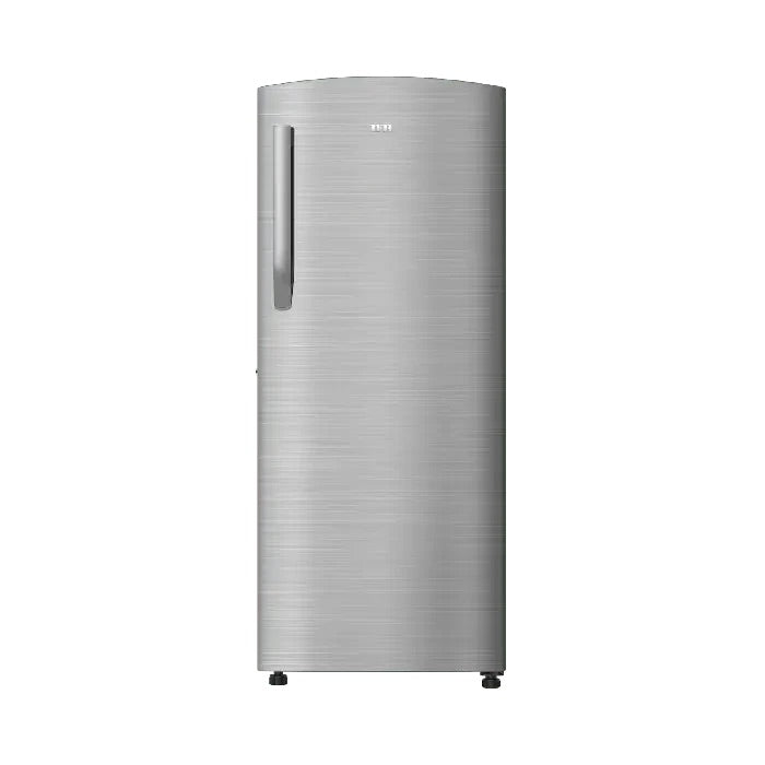 IFB 206 Liter dc-2322fbs Single Door Refrigerator in Brush Grey finish front view.