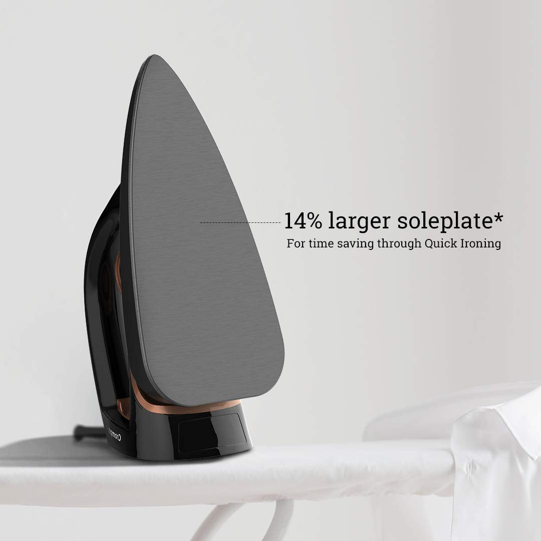 Crompton InstaGlide 1000-Watts Dry Iron: Smooth and Stylish Ironing with American Heritage Coating