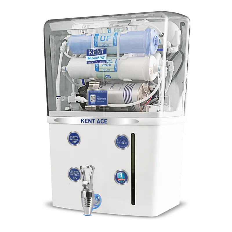 KENT Ace 8L Mineral RO Water Purifier | RO+UF with TDS Control & Water Level Indicator