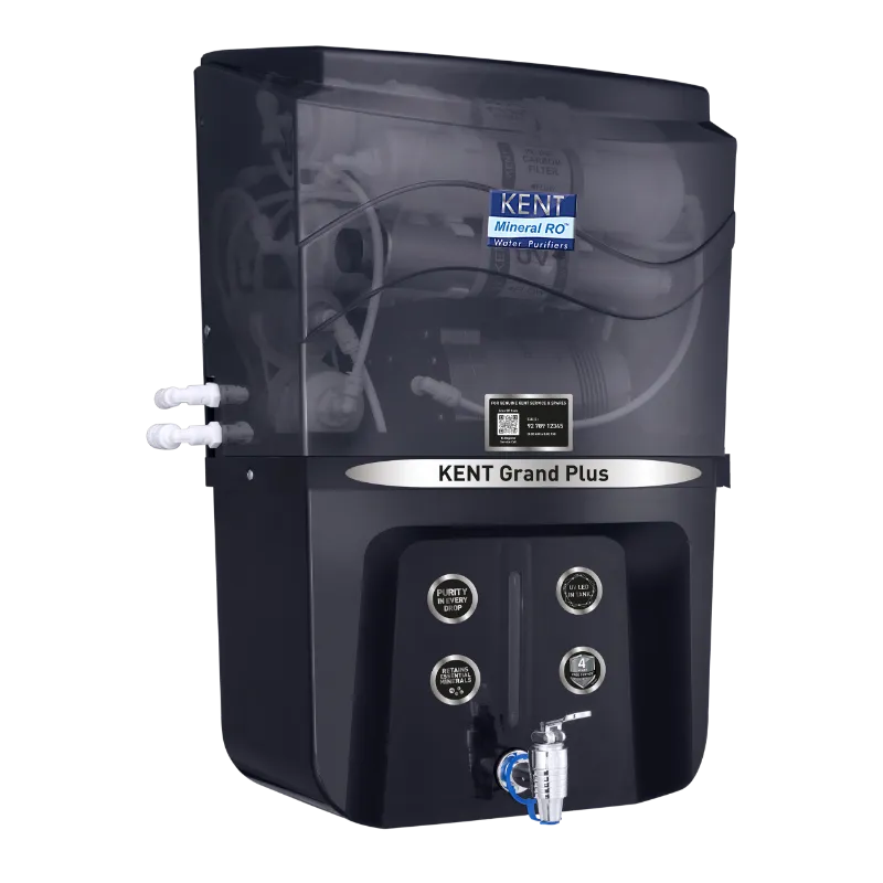 KENT Grand Plus B RO+UF Water Purifier with UV LED | Mineral RO Technology | 9L Storage