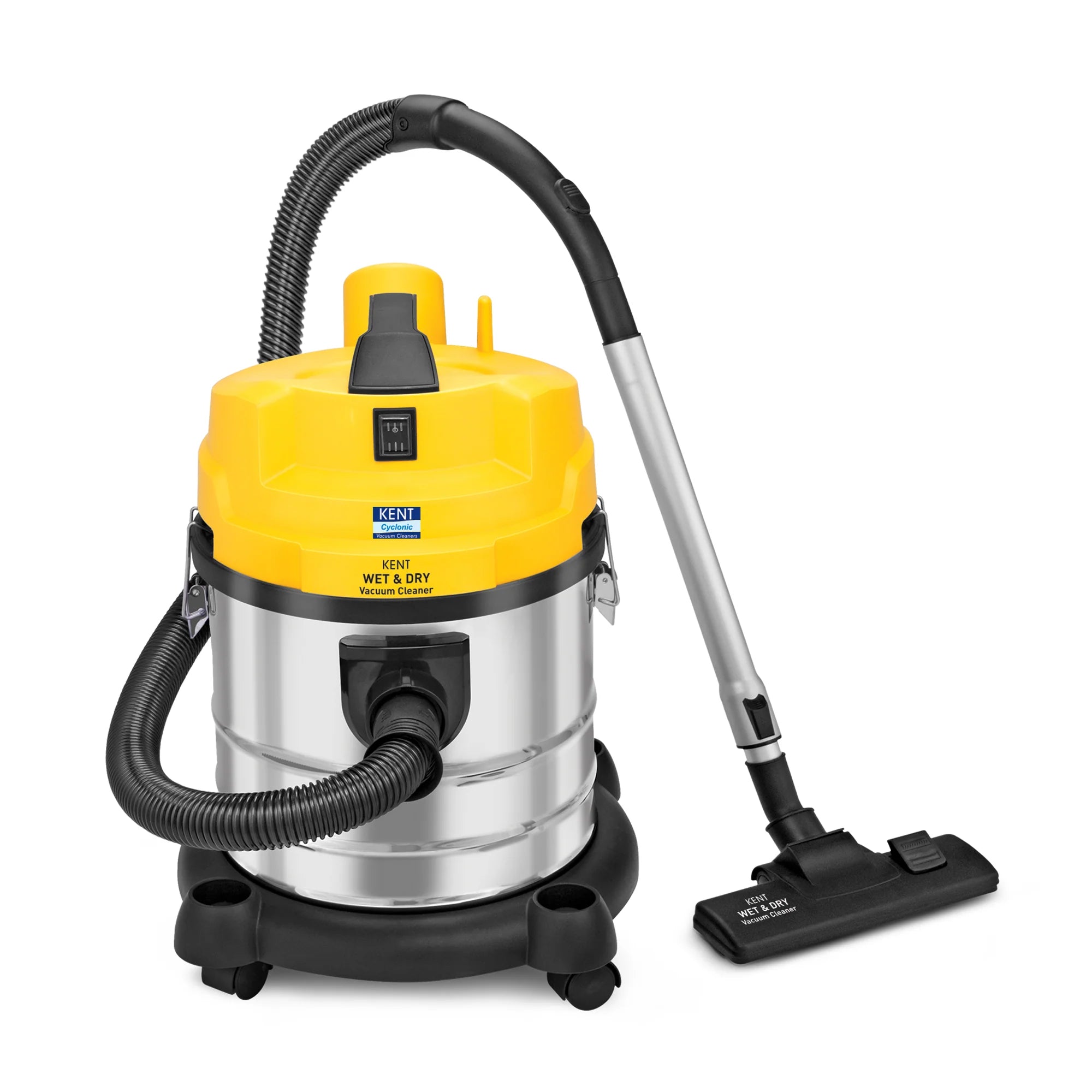 KENT Wet & Dry Vacuum Cleaner 1200W - 20L Stainless Steel Body with Blower Function