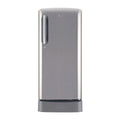 Front view of the LG 190 Liter Single Door Refrigerator GL-D201ALLB with premium PCM finish