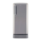 Front view of the LG 190 Liter Single Door Refrigerator GL-D201ALLB with premium PCM finish