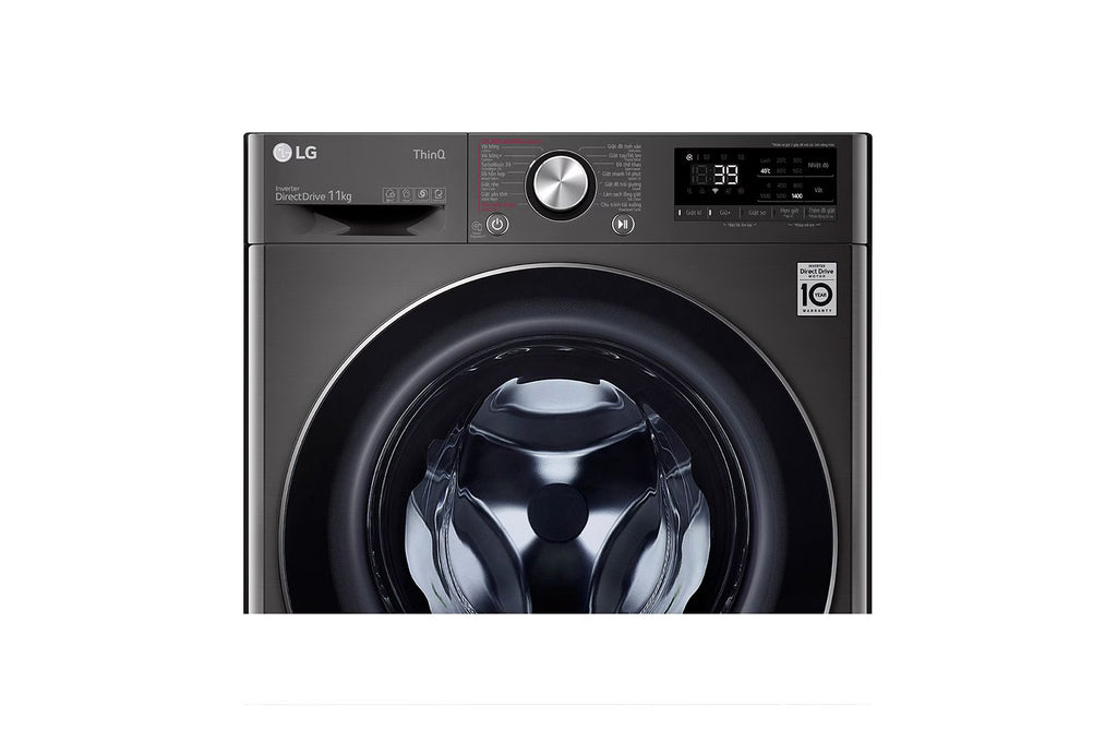 LG 10 KG Front Load Washing Machine (FV1410S3B) – AI DD Motor, TurboWash, Steam, Wi-Fi, Child Lock – Black
