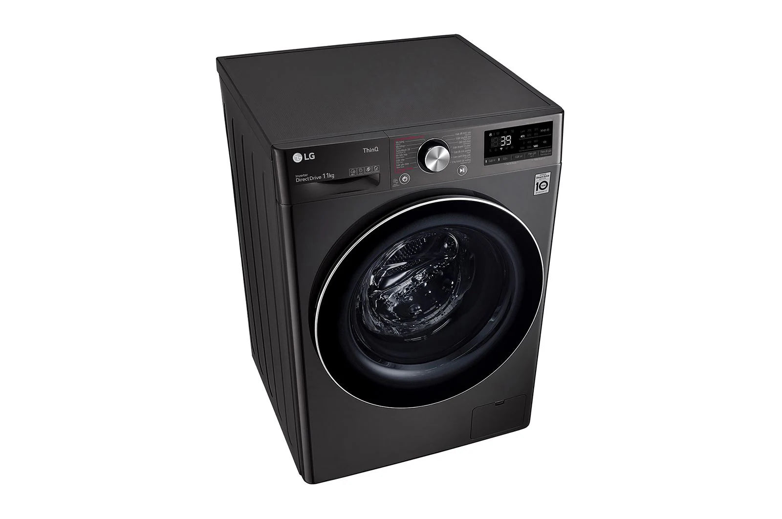 LG 10 KG Front Load Washing Machine (FV1410S3B) – AI DD Motor, TurboWash, Steam, Wi-Fi, Child Lock – Black