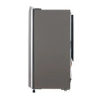 Side view of a stainless steel LG 190L Single Door Refrigerator GL-B201ALLB