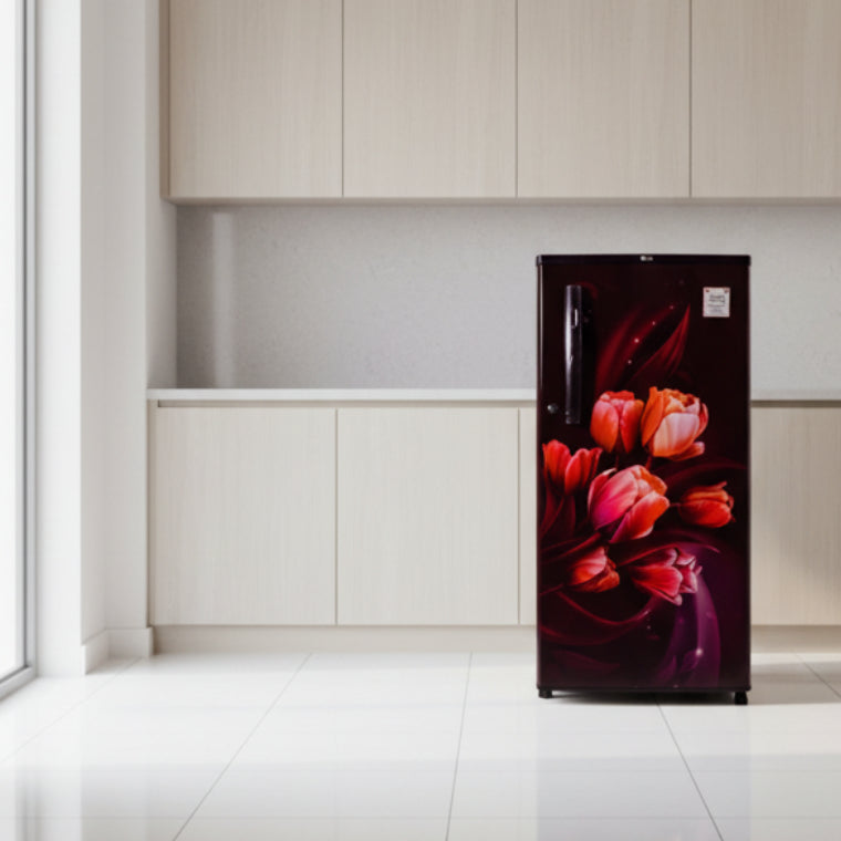 LG 190L Single Door Refrigerator GLB204OSTC.ASTQ – Scarlet Tulip