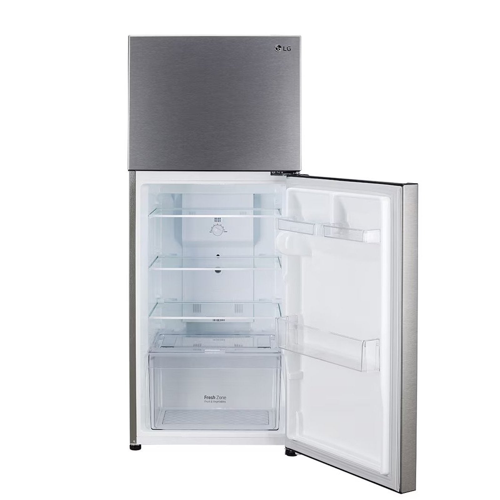 LG 258 L Double Door Refrigerator GLK292SLTL.APZQ – Frost Free, Smart Inverter Compressor, Smart Diagnosis™, Auto Smart Connect™, Moist ‘N’ Fresh, Toughened Glass Shelves, High Gloss Finish