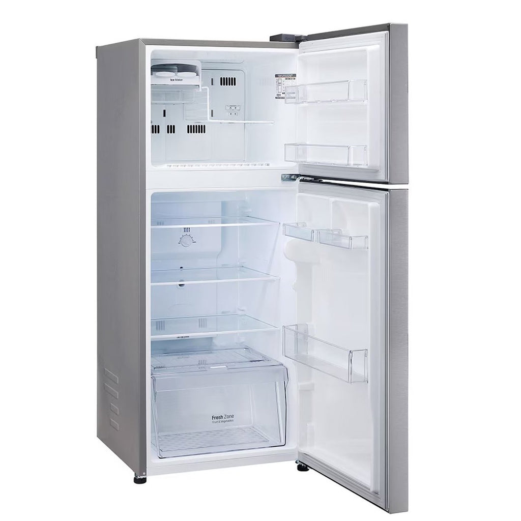 LG 258 L Double Door Refrigerator GLK292SLTL.APZQ – Frost Free, Smart Inverter Compressor, Smart Diagnosis™, Auto Smart Connect™, Moist ‘N’ Fresh, Toughened Glass Shelves, High Gloss Finish
