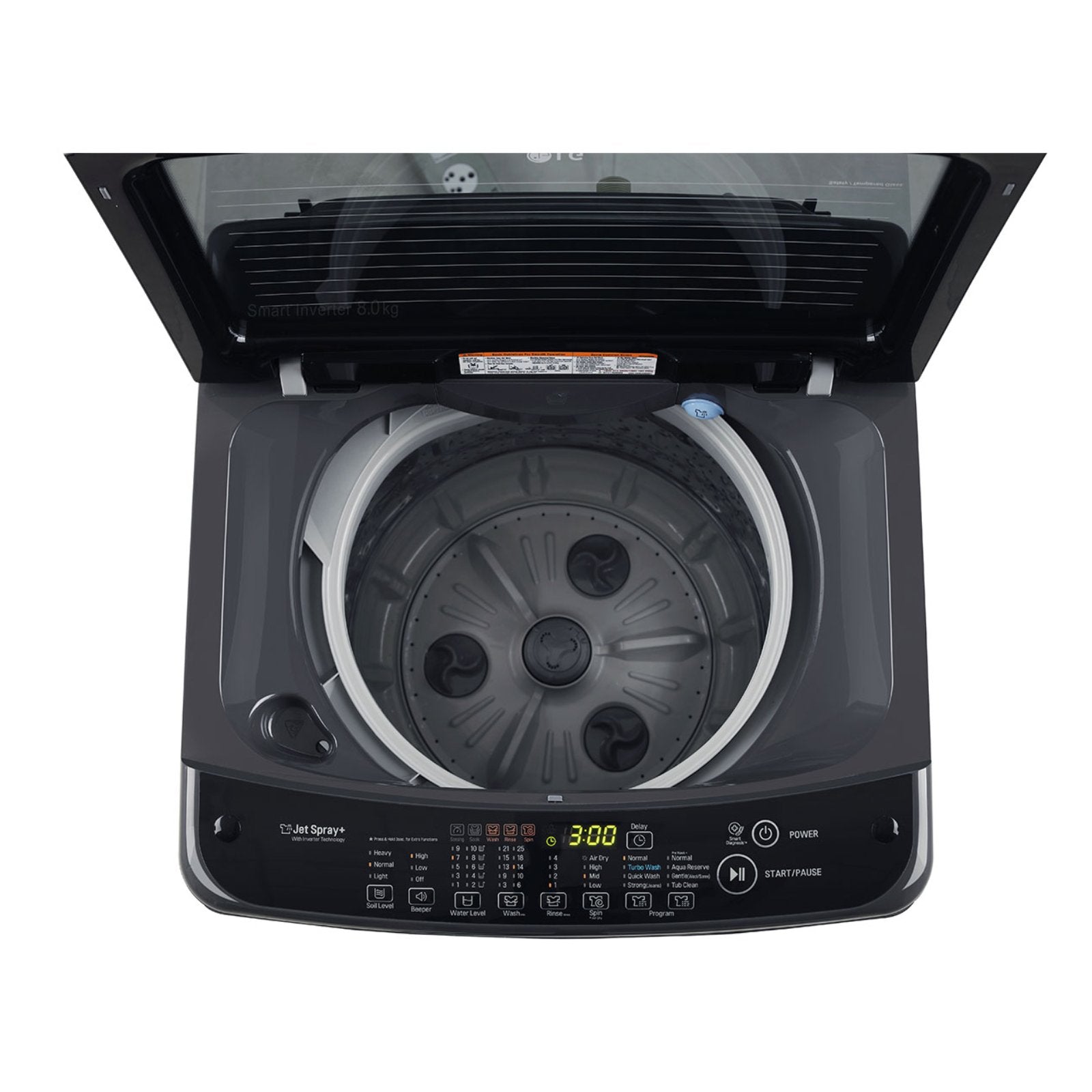 LG 8 Kg Top Load Washing Machine T2108VSAB