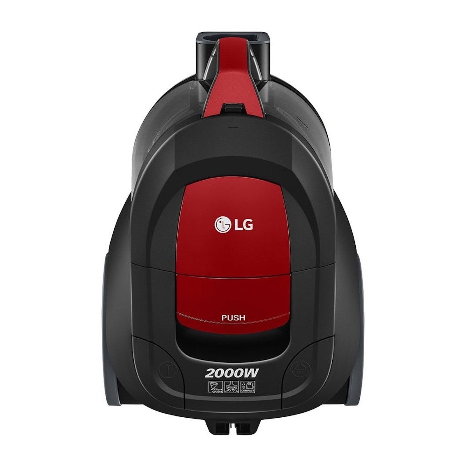 LG 2000W 1.3L Kompressor™ Bagless Vacuum Cleaner in Pearl Sparkle Red V5420NNTR