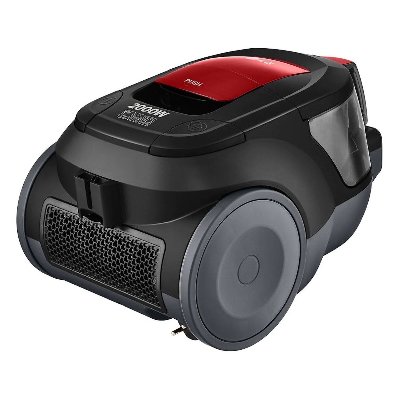 LG 2000W 1.3L Kompressor™ Bagless Vacuum Cleaner in Pearl Sparkle Red V5420NNTR