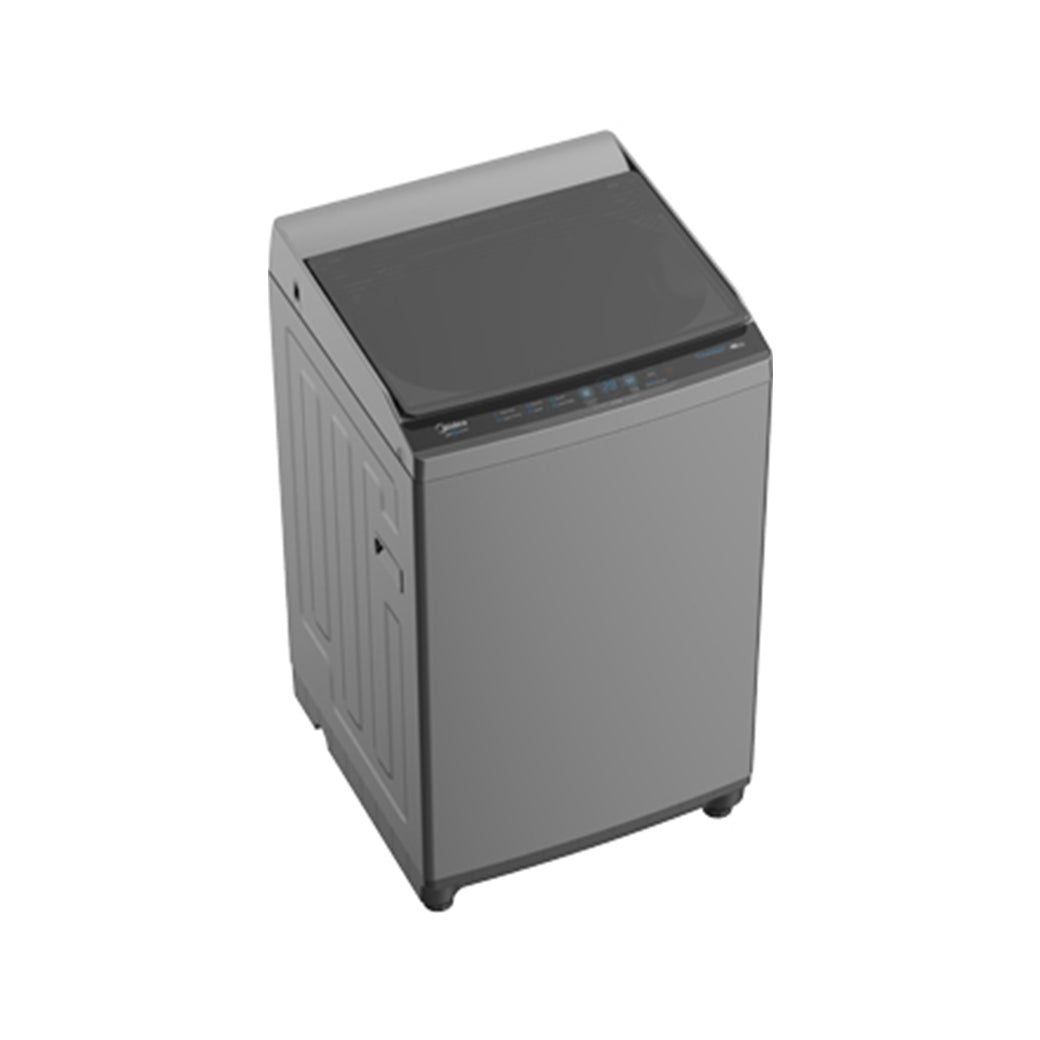 Midea 8.5kg Top Load Washing Machine MA200W85G Glass door side view