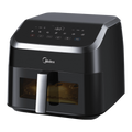 Midea 8.5L mf-cy85wk2 Digital Air Fryer with visual window and touch control interface