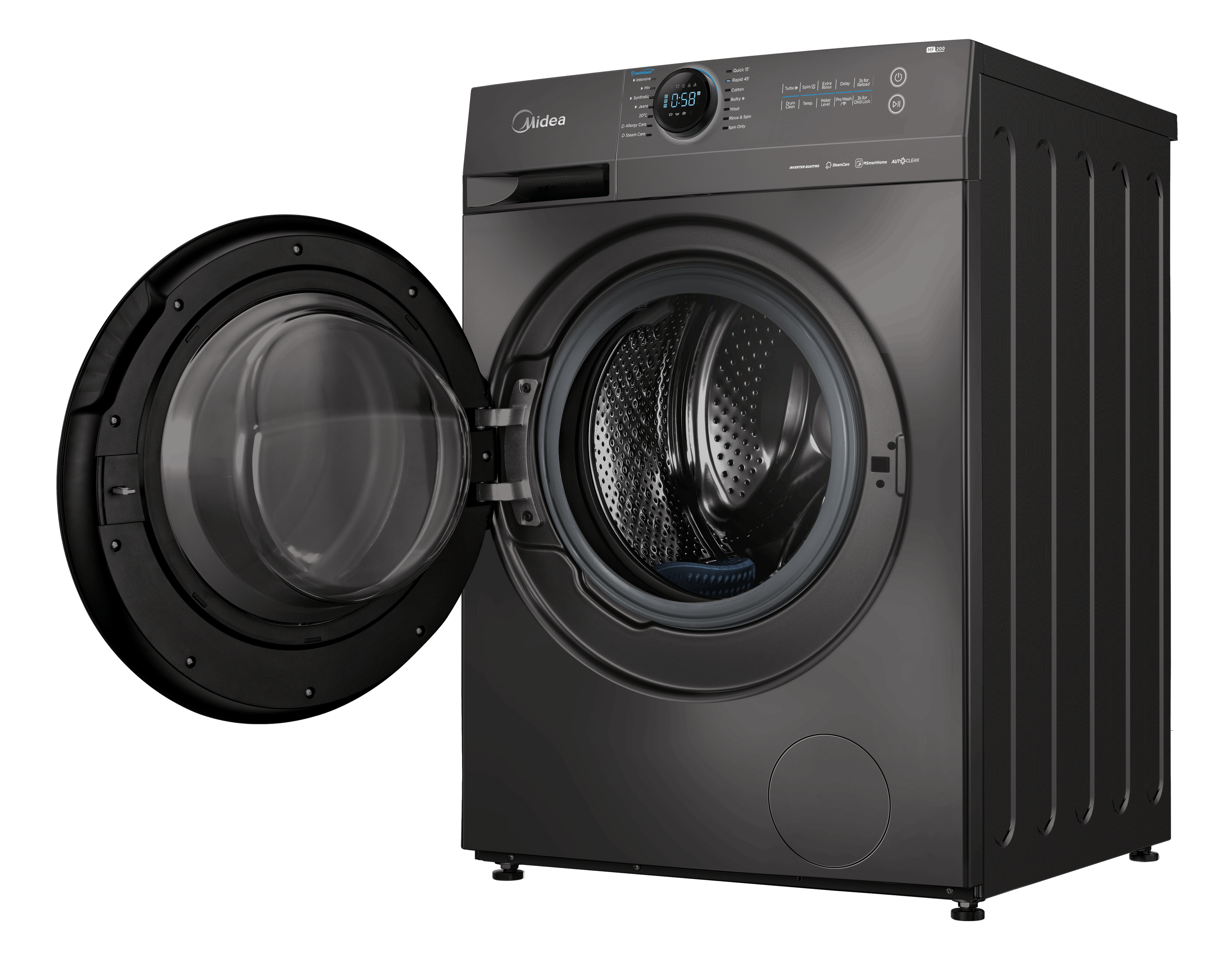 Midea 12 Kg Front Load Washing Machine MF200W120WB