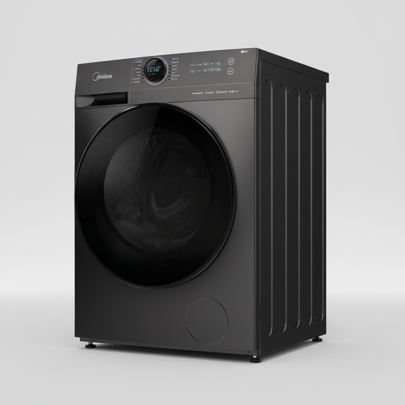 Midea 12 Kg Front Load Washing Machine MF200W120WB