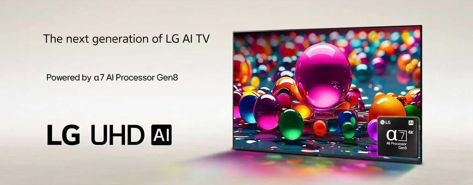 LG UHD AI UA84 4K Smart TV A7 Gen8 Processor, hdr10 pro, 2025 model