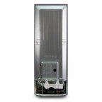 Videocon 245L 5-Star Frost-Free Double Door Refrigerator with back view and compressor chamber.