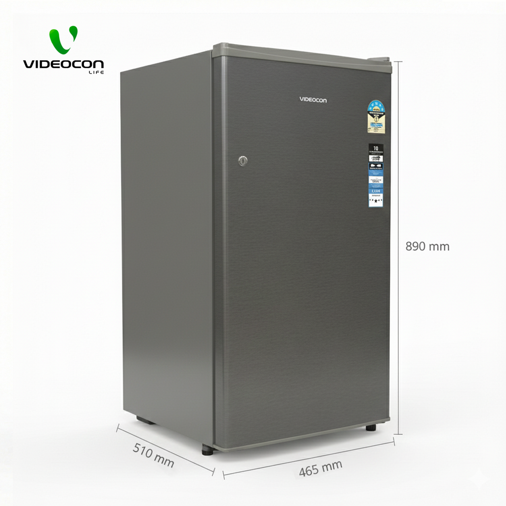 Videocon 120L Direct Cool Single Door Refrigerator VD-120SH
